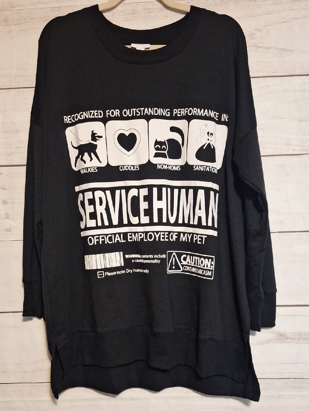 LuLaRoe NWT SERVICE HUMAN - Official Employee of My Pet HANNAH TOP